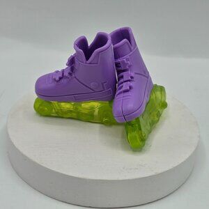 Barbie Purple & Neon Green Roller Blades For Dolls